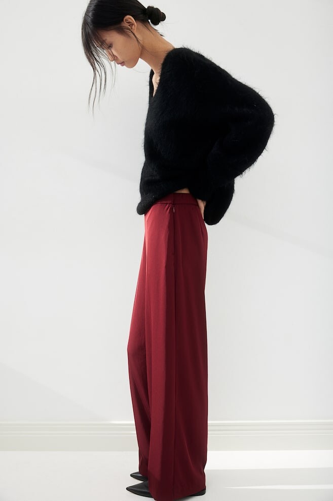 

Широкие брюки H&M, красный