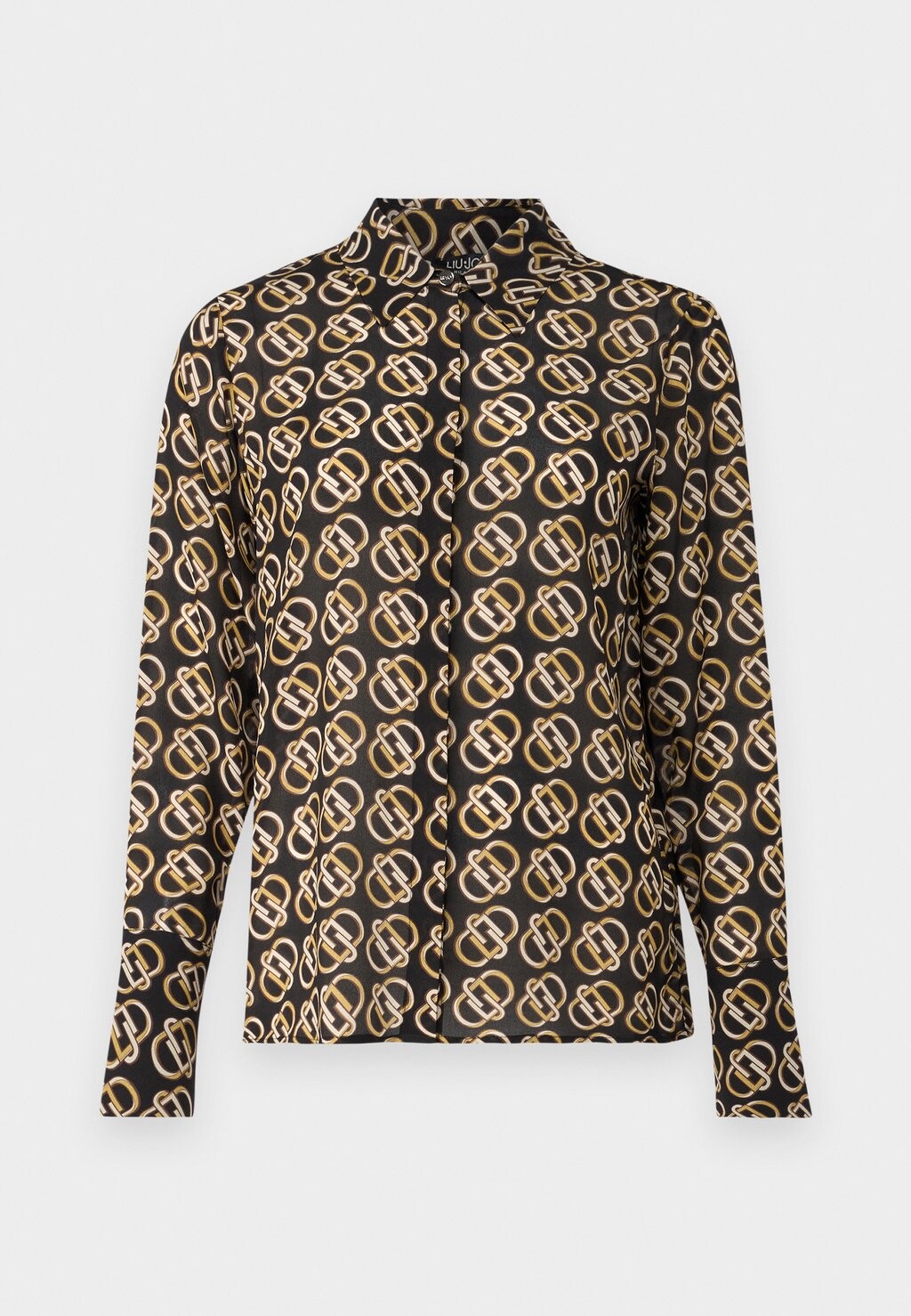 

Блузка на пуговицах CAMICIA STAMPATA LIU JO, черный