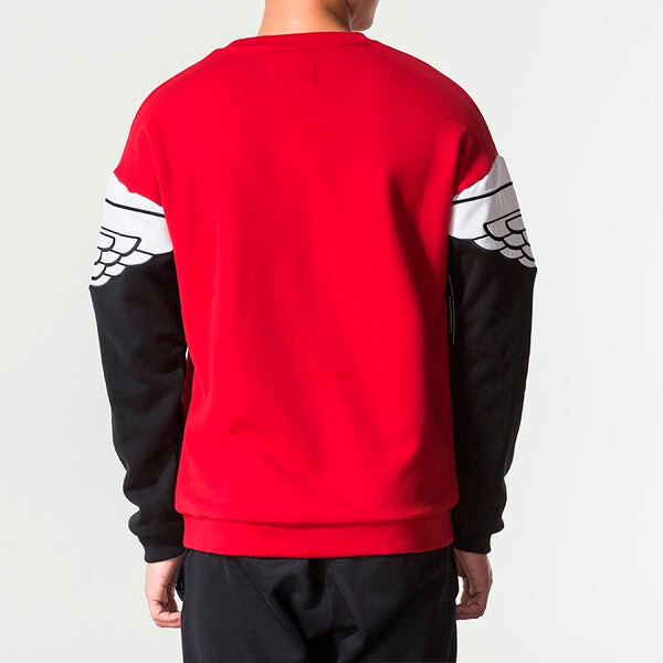 Толстовка Air Jordan Men's LOGO AS Wings Classics CREW, красный — фото 3