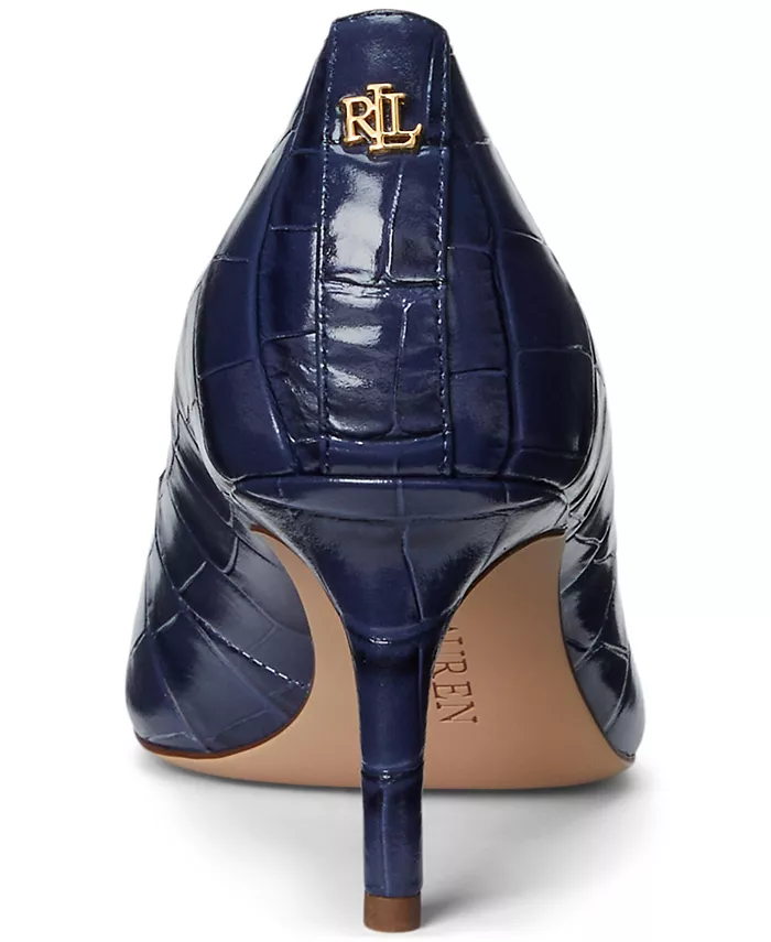 Женские туфли-лодочки Lanette с острым носом Lauren Ralph Lauren, синий — фото 3