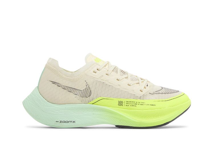 Кроссовки Nike Wmns ZoomX Vaporfly NEXT% 2, Coconut Milk Ghost Green