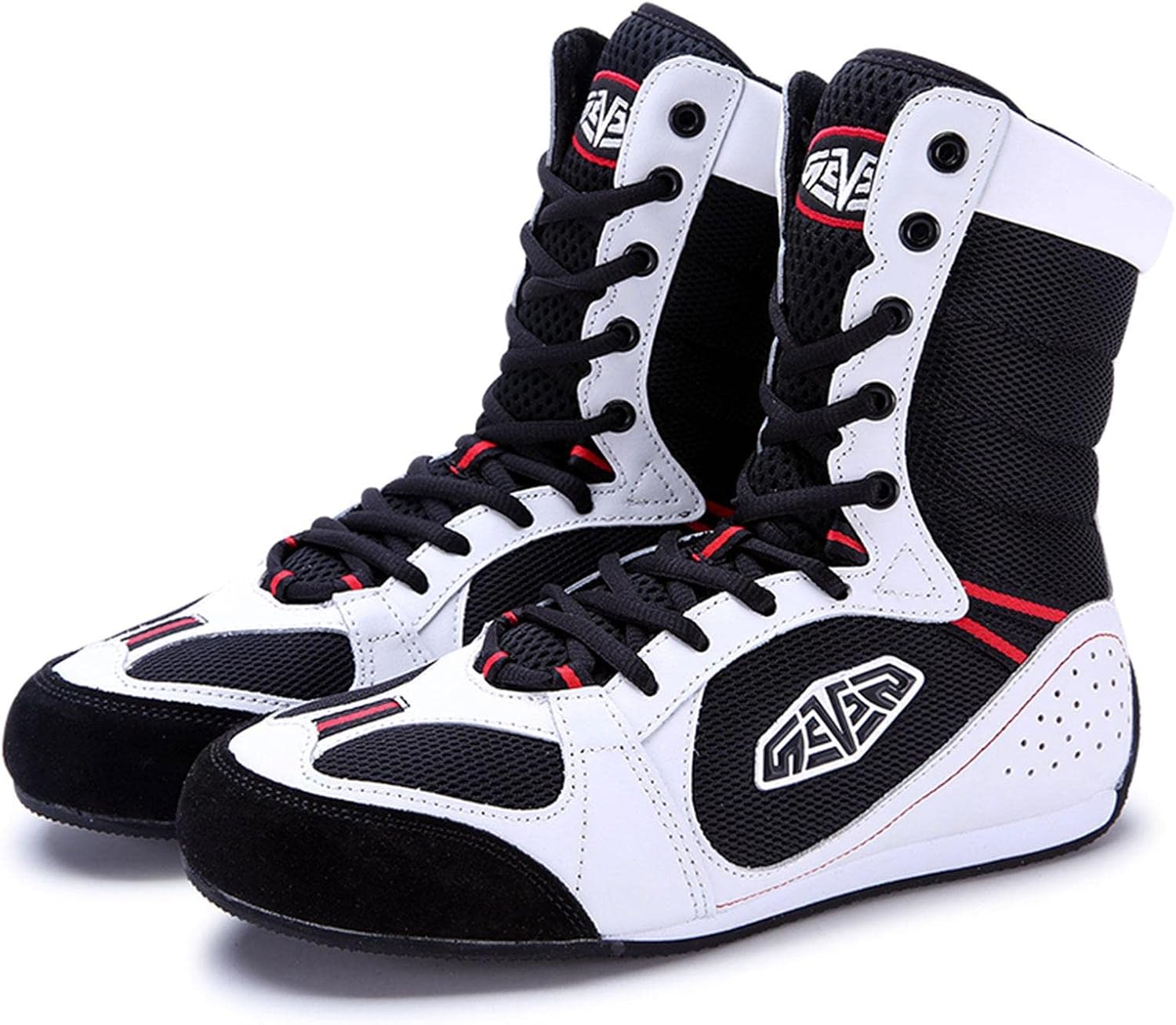 

Боксерские ботинки TECDOTO для мужчин, обувь для бокса, борцовская обувь, тренировочная обувь, спортивная обувь для зала, тяжелая обувь для MMA, черные, размер 45 EU