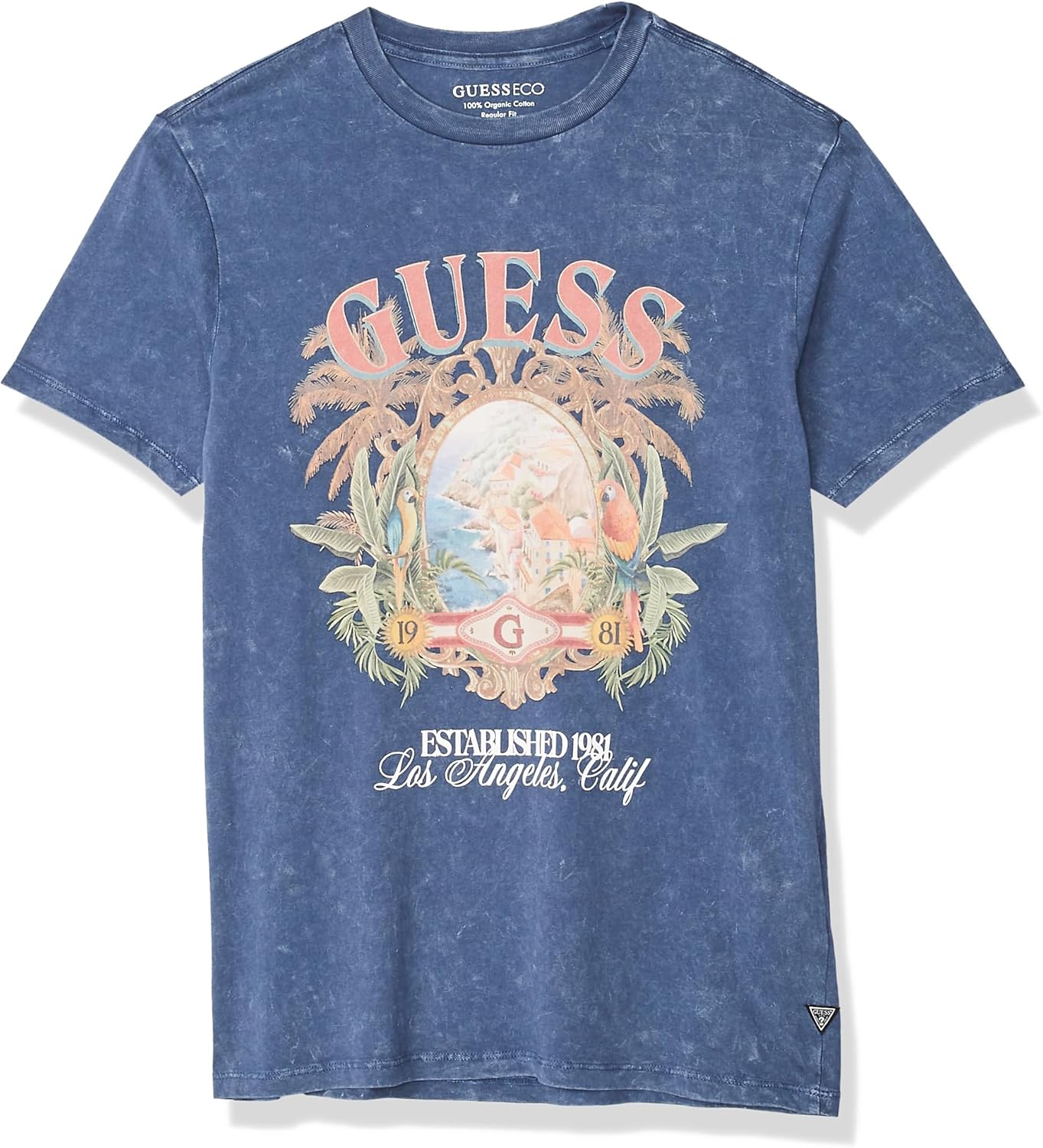 

Мужская футболка GUESS с логотипом Eco Resort, Pennant Blue Multi, Синий, Мужская футболка GUESS с логотипом Eco Resort, Pennant Blue Multi