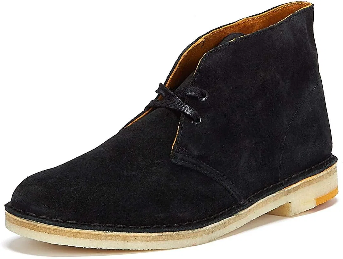 Мужские ботинки Clarks с короткими сапогами в стиле "Desert" Clarks Originals, черный/оранжевый