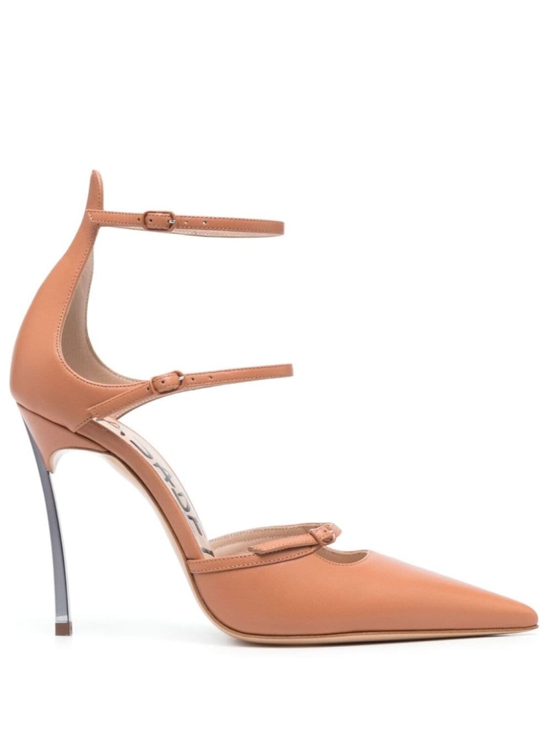 Casadei туфли-лодочки Rachel Super Blade 105, коричневый