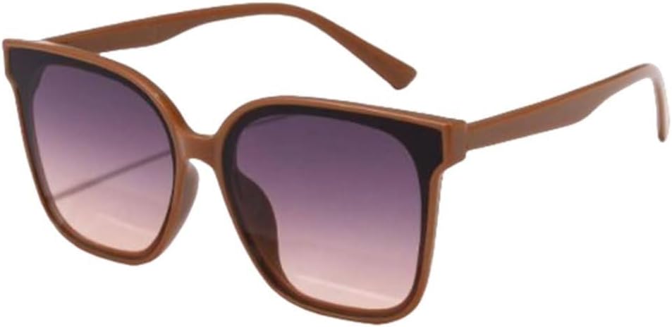 

Крупные солнцезащитные очки в стиле ретро с градиентными линзами и большой оправой, женские солнцезащитные очки «кошачий глаз», черные, винтажные, с защитой от УФ-излучения UV400 LXLHWN, Grey Brown