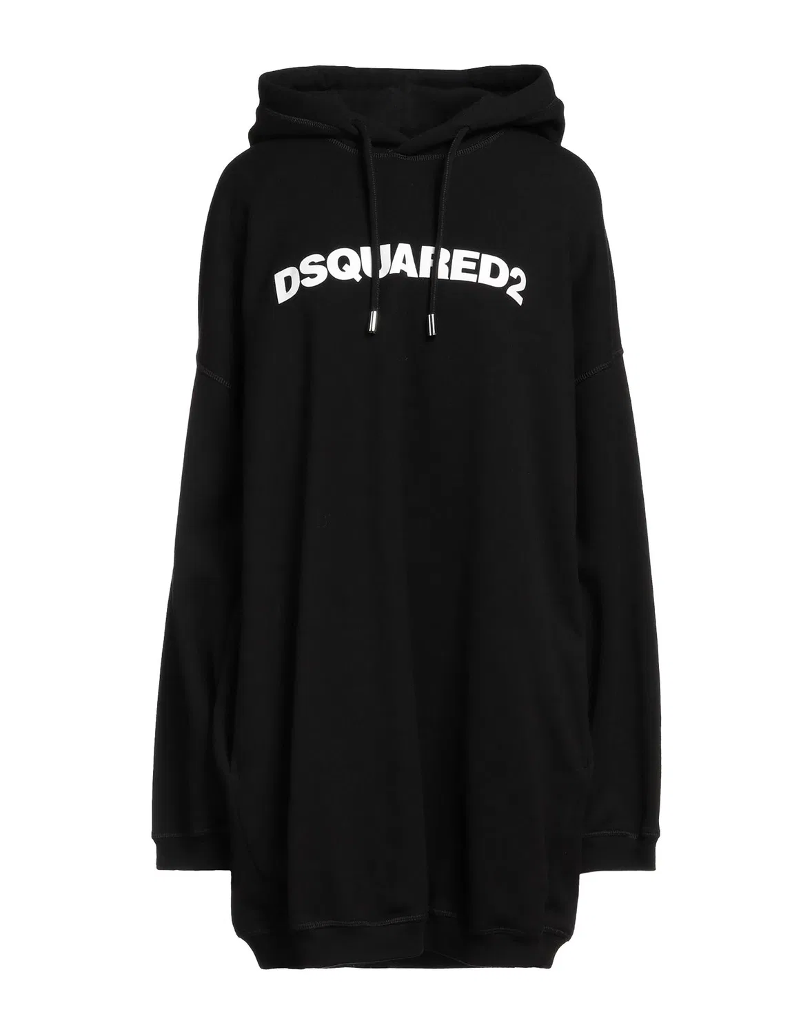 Платье мини с принтом DSQUARED2 черное