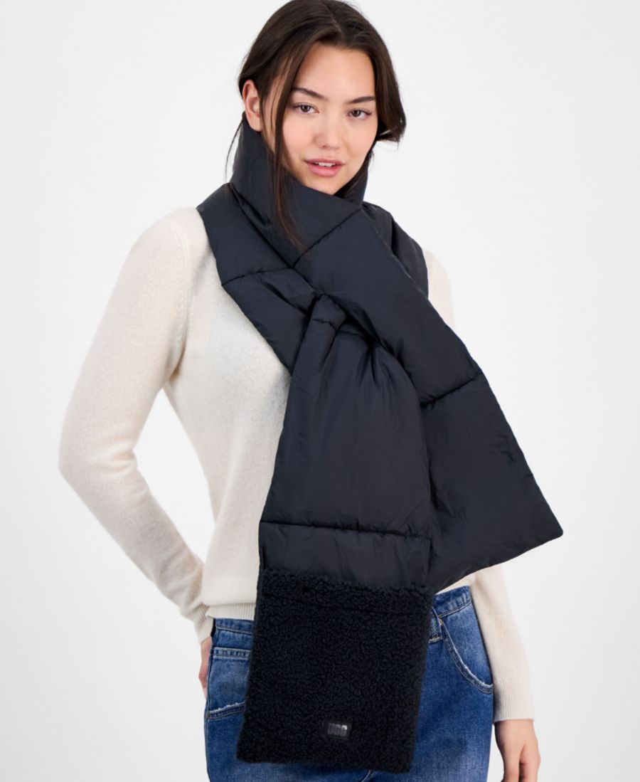 

Мягкий складной шарф UGG, Black