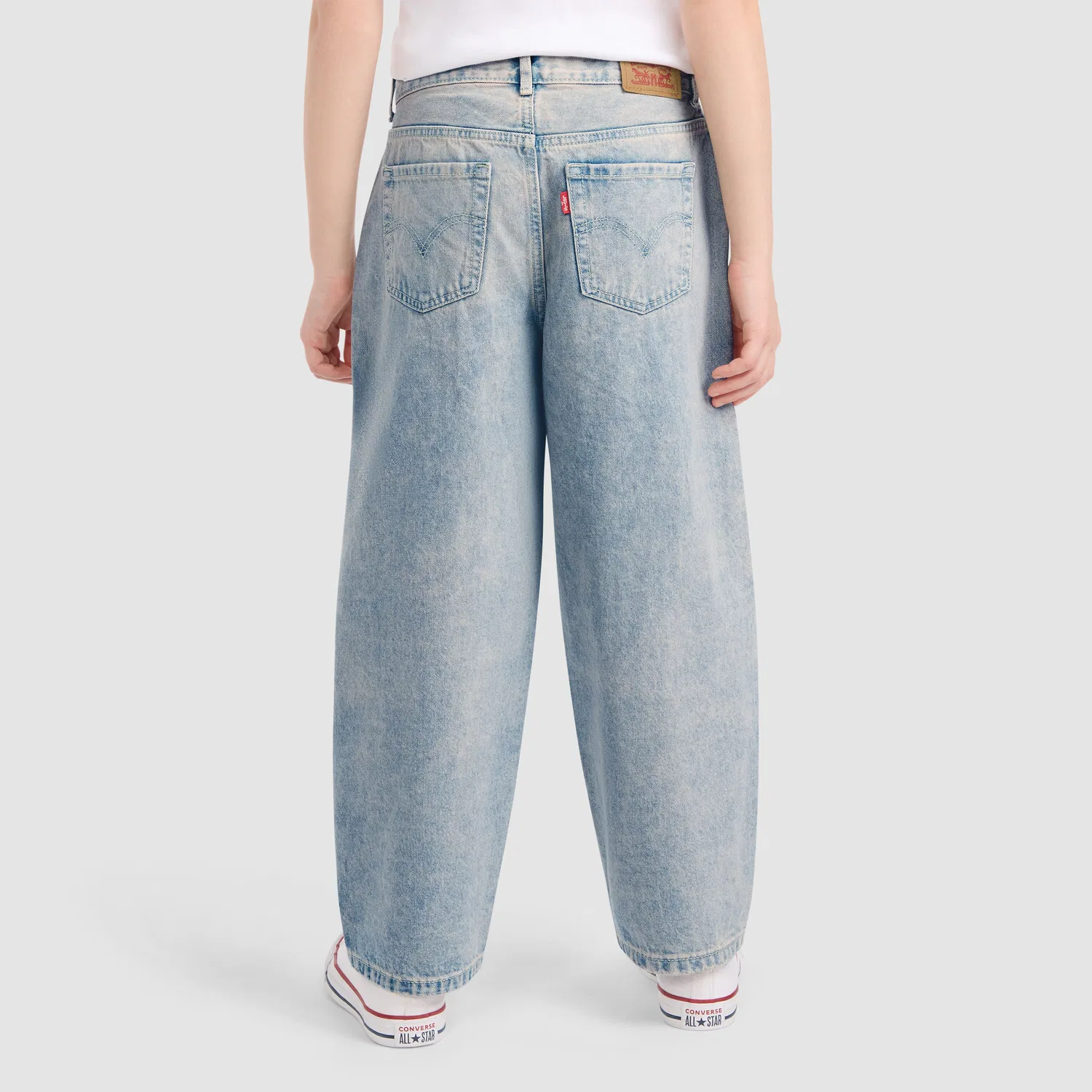 Широкие джинсы-бочонки для девочек 7-16 лет Levi's, Pink — фото 2