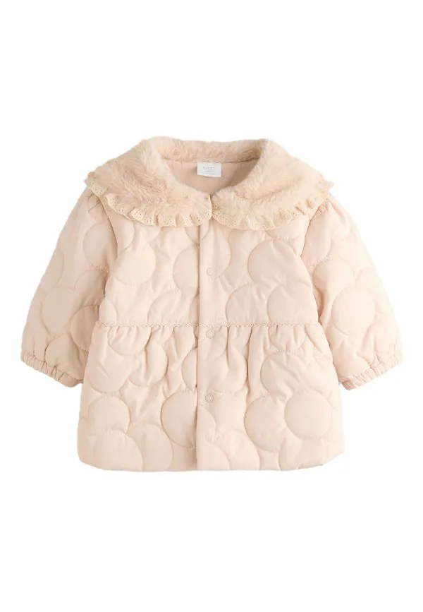Зимнее стеганое пальто стандартного кроя Next, Neutral Oversized Collar