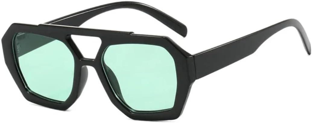 

Солнцезащитные очки с защитой UV400 | Двойная перемычка, цветные линзы | для женщин и мужчин, для занятий спортом на открытом воздухе и путешествий DSVIGF, Black Green