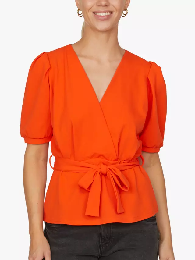 

Топ Sisters Point Nasa Short Sleeve Wrap, оранжевый