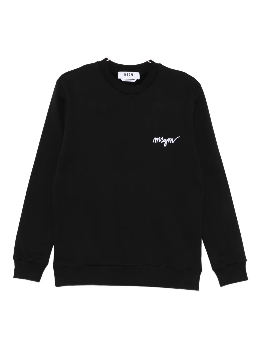 

Толстовка с вышитым логотипом MSGM, черный