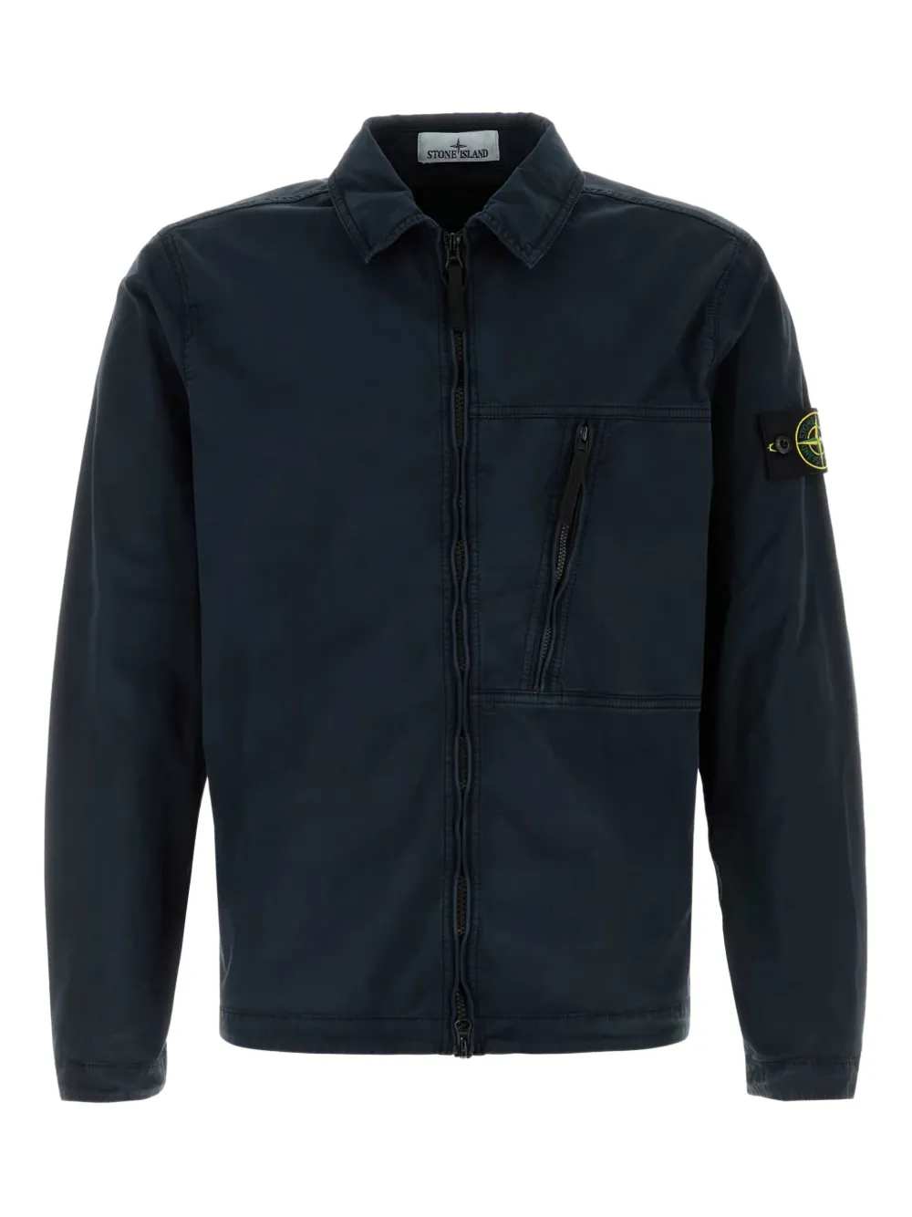 

Куртка с карманом на молнии Stone Island, синий
