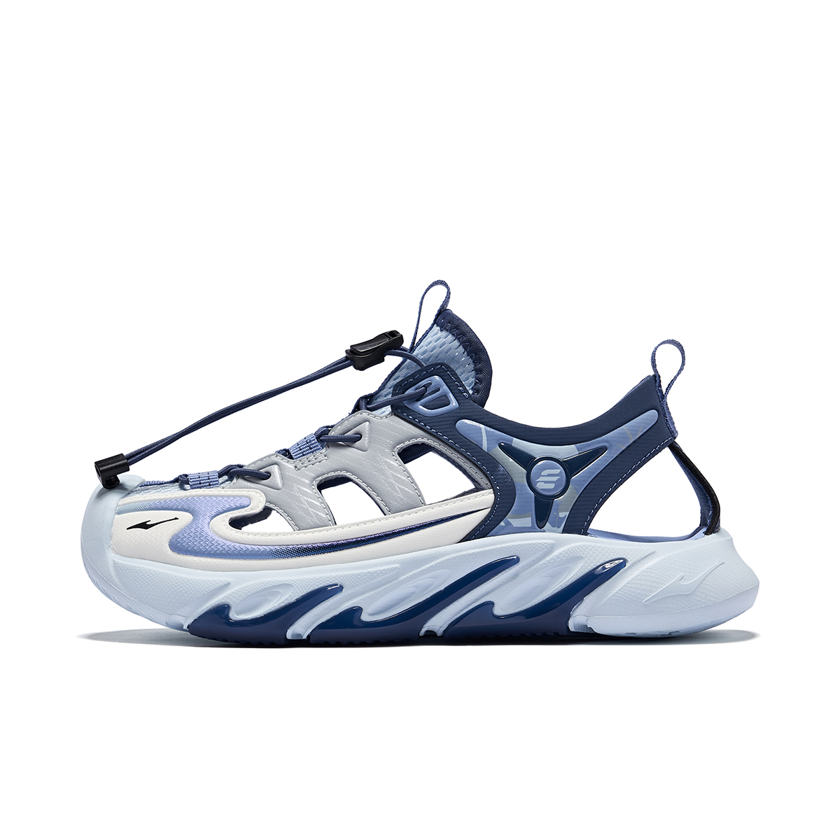 

ERKE KIDS Сандалии Slip Resistant, Breathable, Quick Dry Low top Sandal Ink Blue/Haze Blue/Microcrystal White Kids'