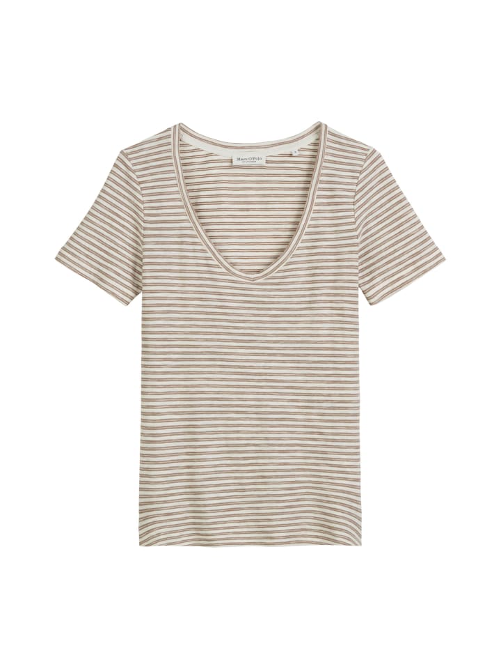 

Футболка Marc O'Polo, цвет multi/dusty brown/inside out