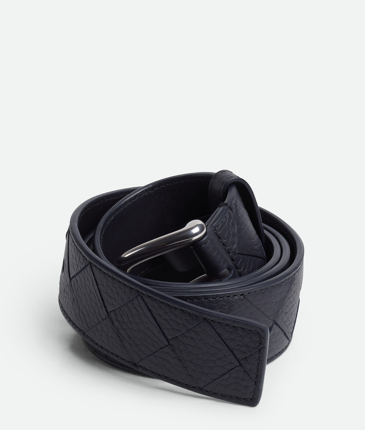 Intrecciato belt BOTTEGA VENETA, ночной — фото 3