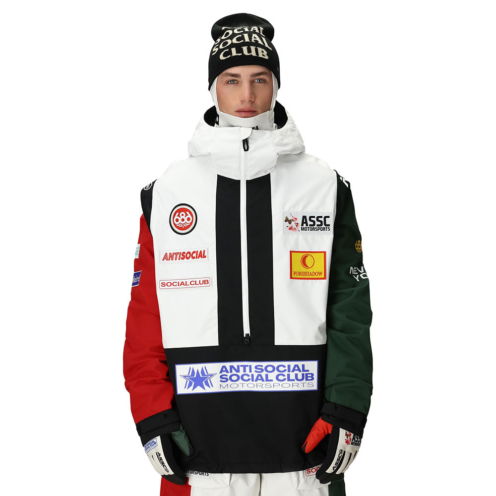

Куртка-анорак ASSC F1 для сноуборда, модель 686 x (мужская), ASSC White Colorblock
