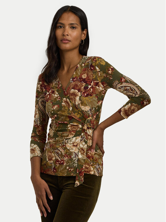 

Блузка обычного кроя 200951314001 Lauren Ralph Lauren, зеленый