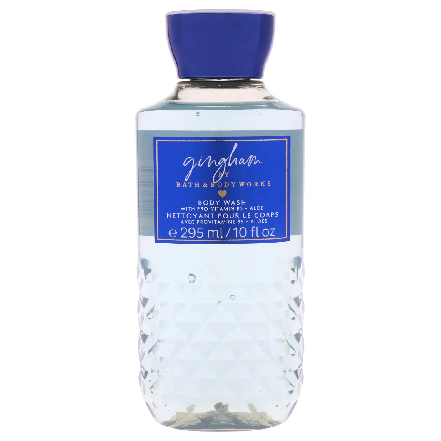 Гель для душа Gingham от Bath and Body Works для мужчин и женщин - 283 мл (10 унций), синий