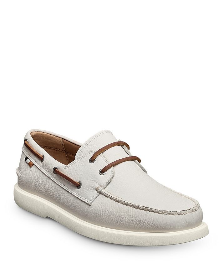 

Мужские лодочники из панамской кожи Allen Edmonds, белый
