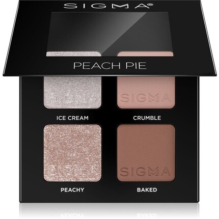 

Палитра теней для век Sigma Beauty Quad — Персиковый пирог 4г