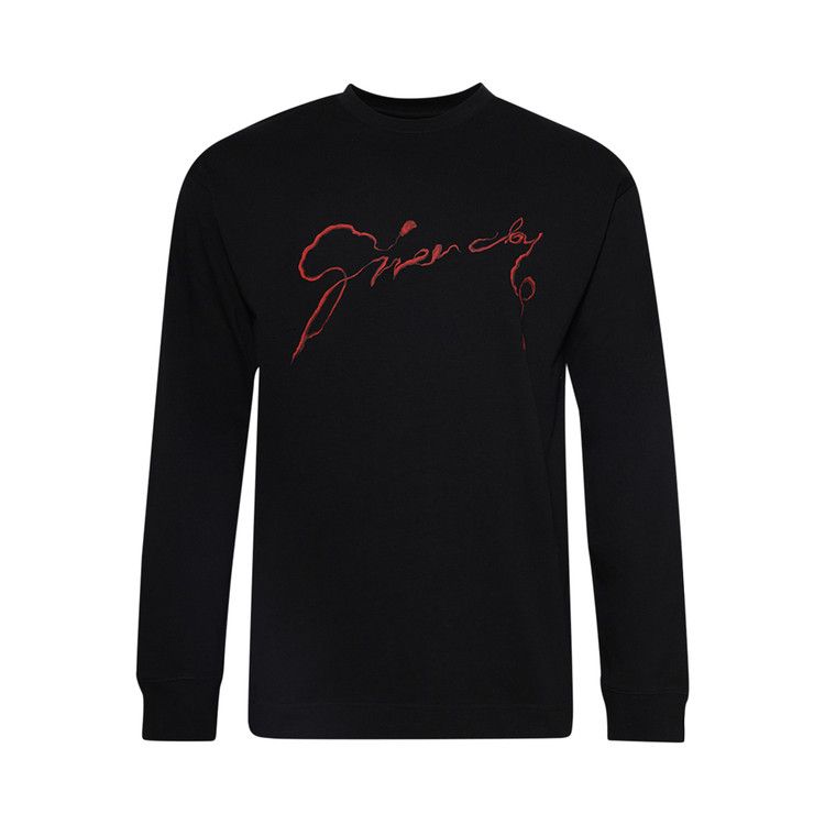 

Футболка Givenchy Regular Long-Sleeve T-Shirt, Black