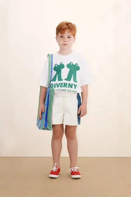 Футболка с принтом Frog & Frog Graphic Tee Tinycottons, белый