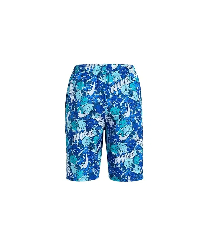 Плавки Nike Kids Breaker Floral All Over Print 7" Boxer Volley, Blue Crystal — фото 2