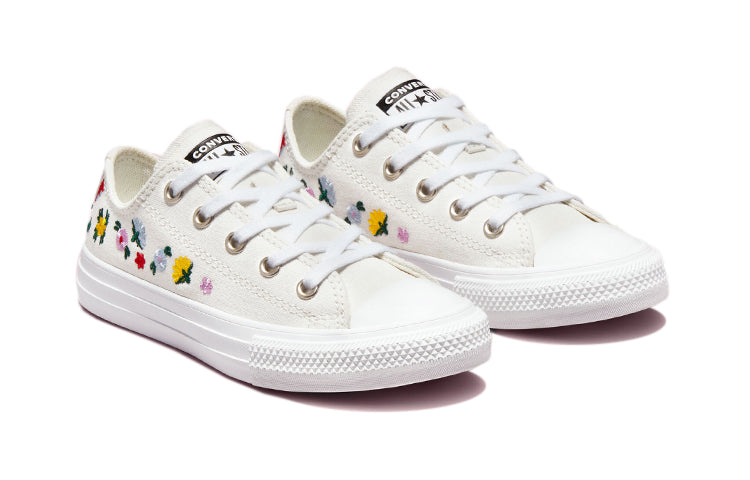Кеды Converse Chuck Taylor All Star Low PS 'Floral Embroidery', белый — фото 3
