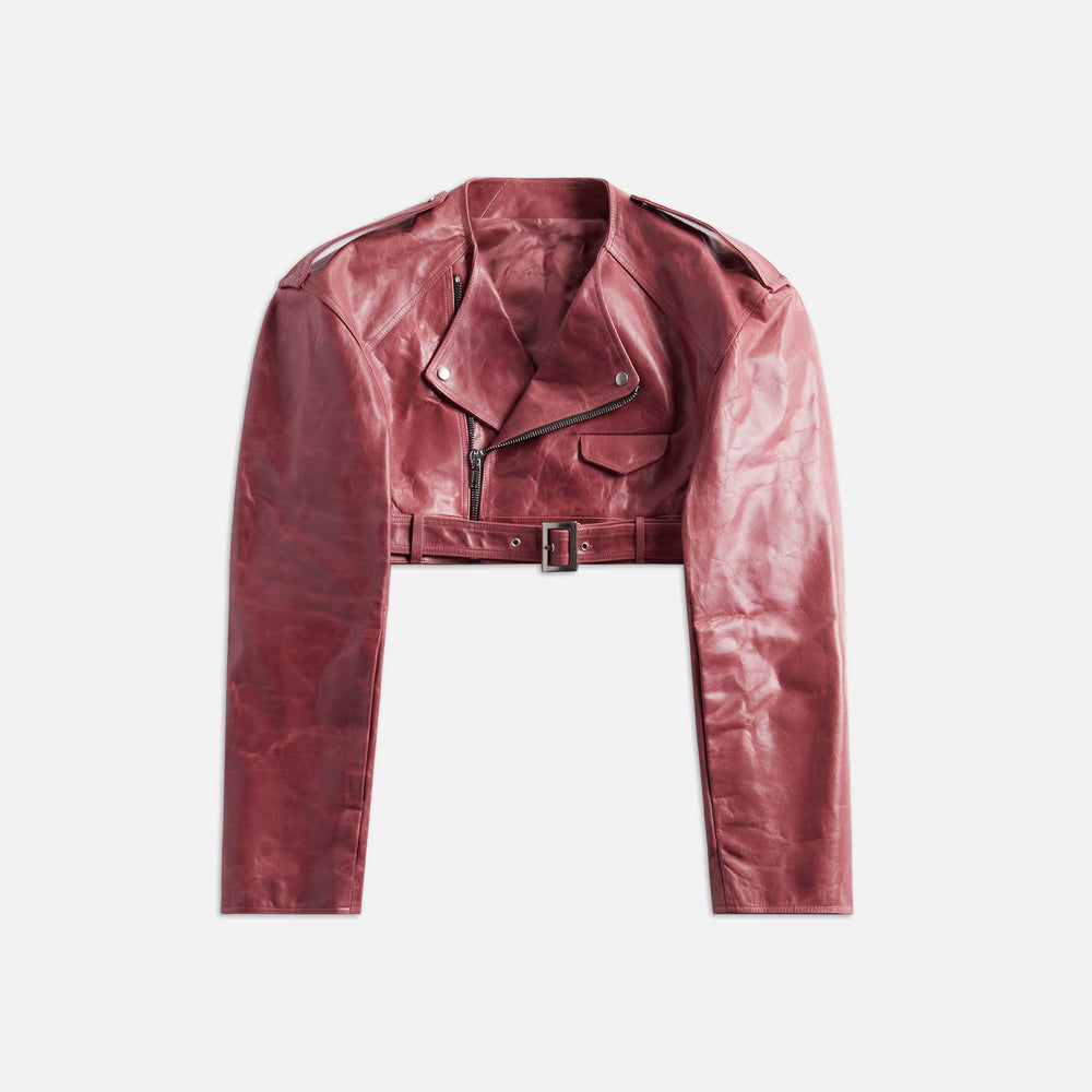 

Куртка Rick Owens Micro Biker Jacket, цвет Thulian