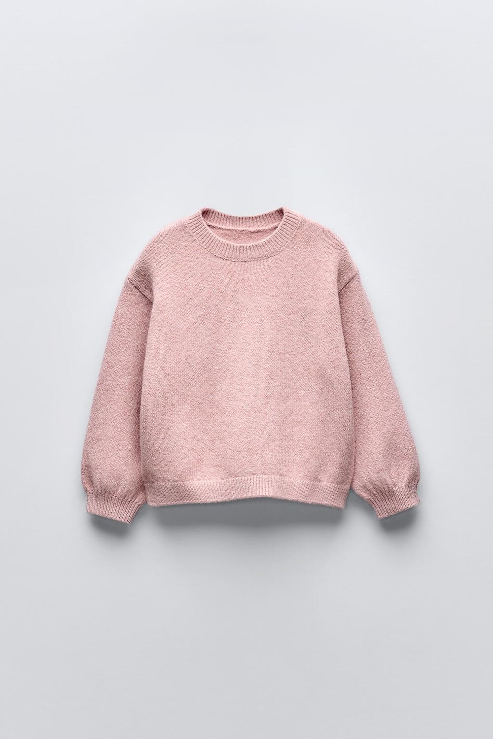 

Вязаный свитер ZARA, розовый