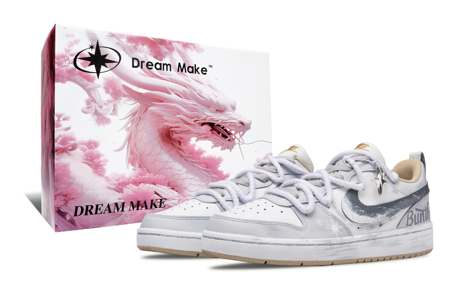 

Детские скейтерские кроссовки Court Borough для младших школьников Nike, серебристо-белый