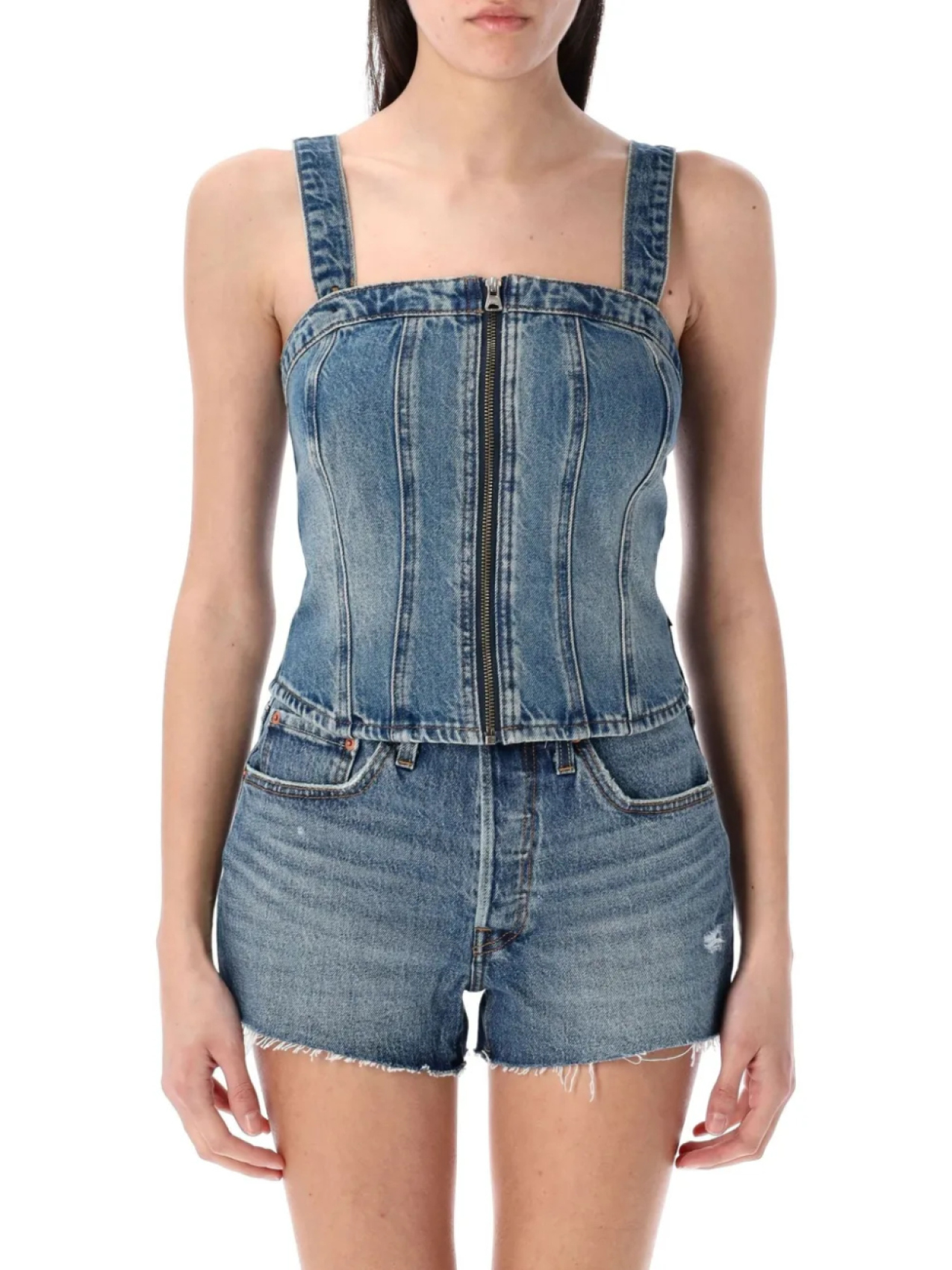 

Хлопковый топ Levi's, синий
