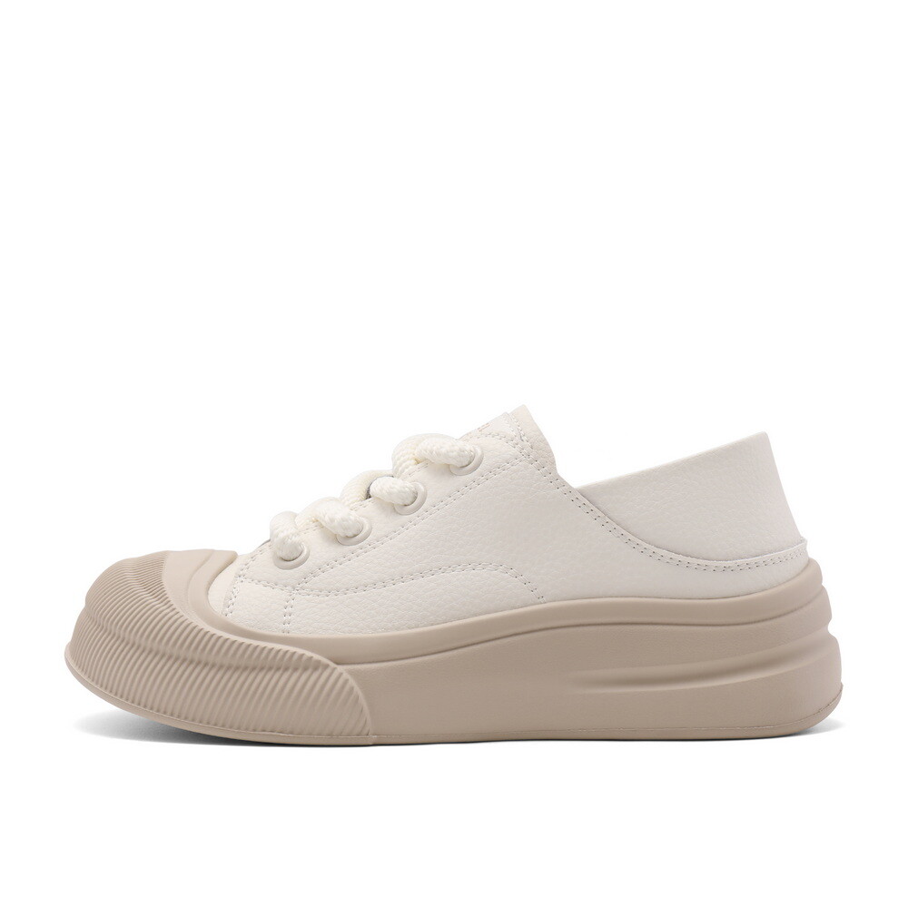 

Кеды, скейтборд обувь женская низкая Belle, кремовый