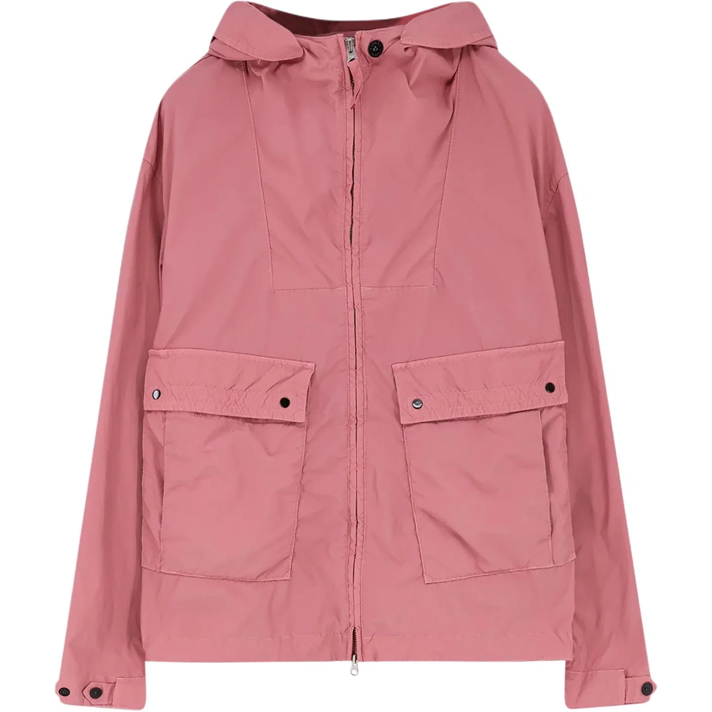 Куртка с капюшоном и патчем с логотипом STONE ISLAND, Pink