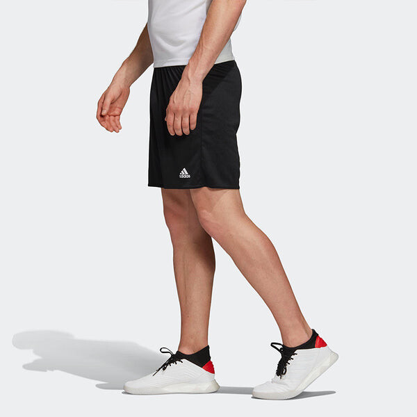 Шорты adidas Solid Color Logo Quick Dry Breathable Sports Training Soccer/Football Shorts Black, мультиколор — фото 4