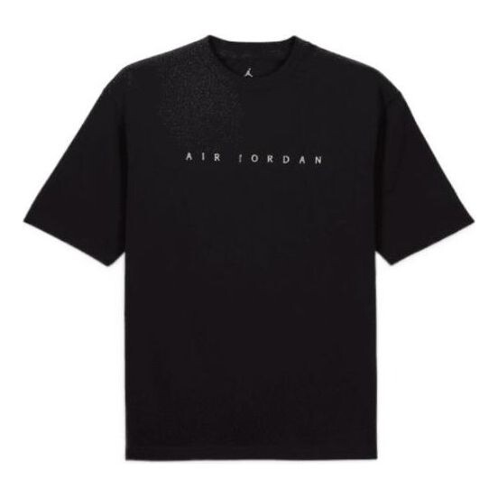 

Футболка Air Jordan x Union Logo T-Shirts 'Black', черный