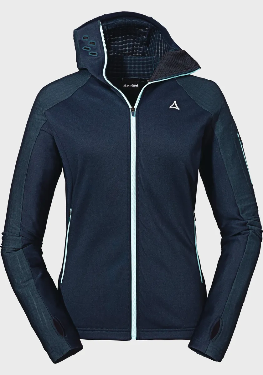 

Флисовая куртка Schöffel "Fleece Hoody Rotbach L", с капюшоном, синий