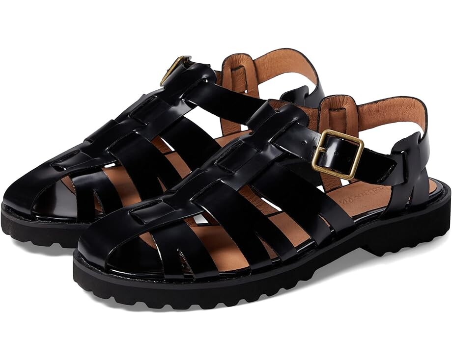 

Сандалии Madewell The Cari Fisherman Sandal, реальный черный