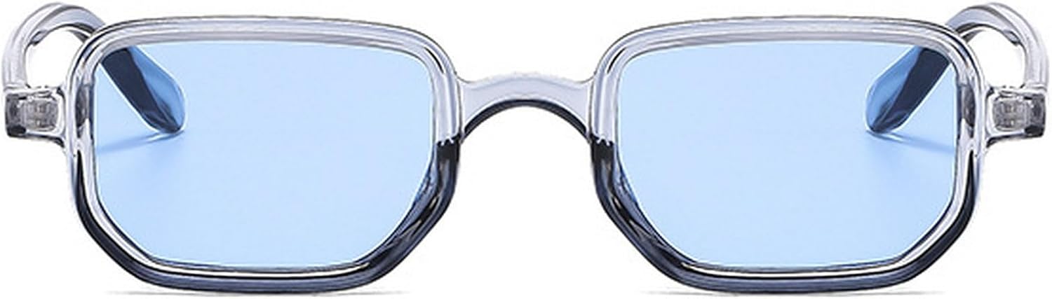 

Модные квадратные солнцезащитные очки для женщин, ретро-градиентные очки с защитой от УФ-излучения UV400, мужские солнцезащитные очки с леопардовым принтом синего цвета mincl, Gray Blue