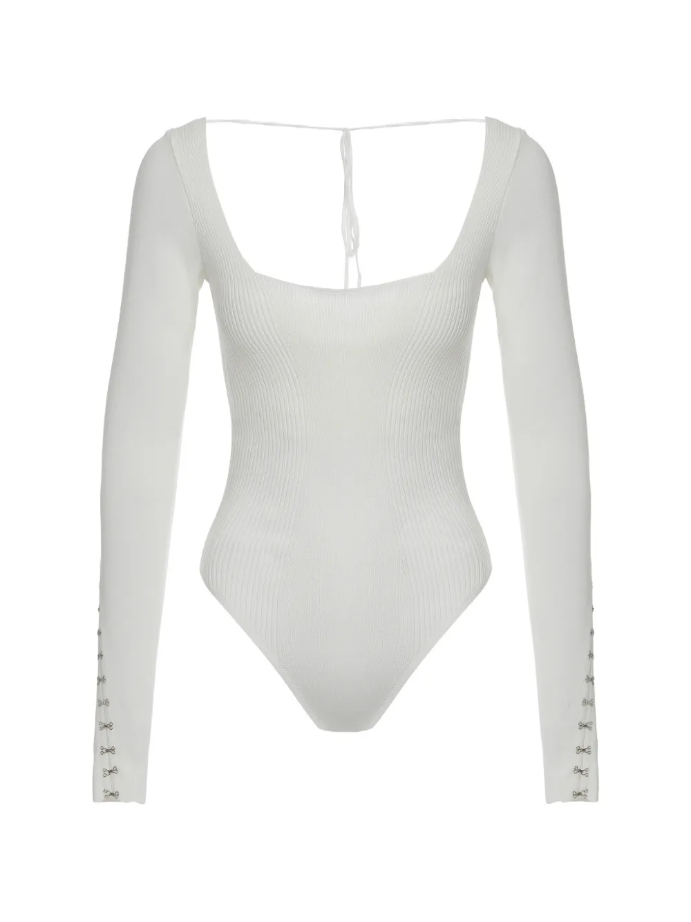 

Боди с длинными рукавами Anna October, белый