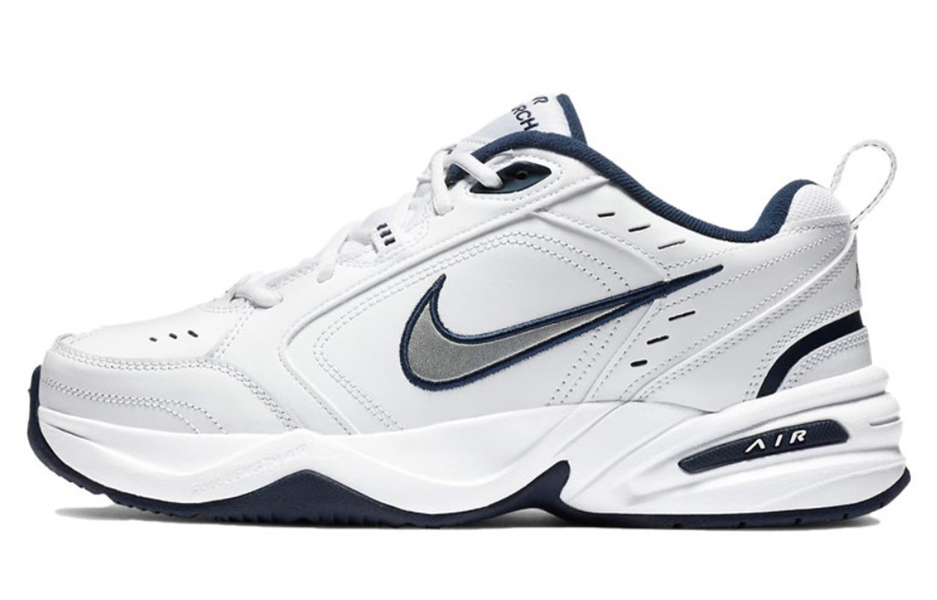 

Кроссовки Nike Air Monarch 4 Chunky Sneakers Unisex Low-top White, коричневый