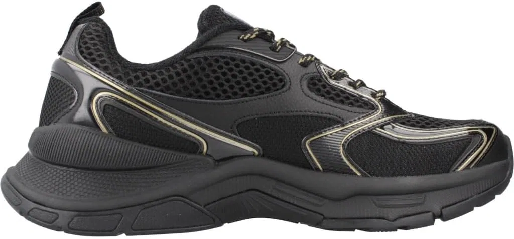 Кроссовки EA7 Emporio Armani Art X8X249 XK446 Men's Shoes, 2-Triple Black Gold — фото 4