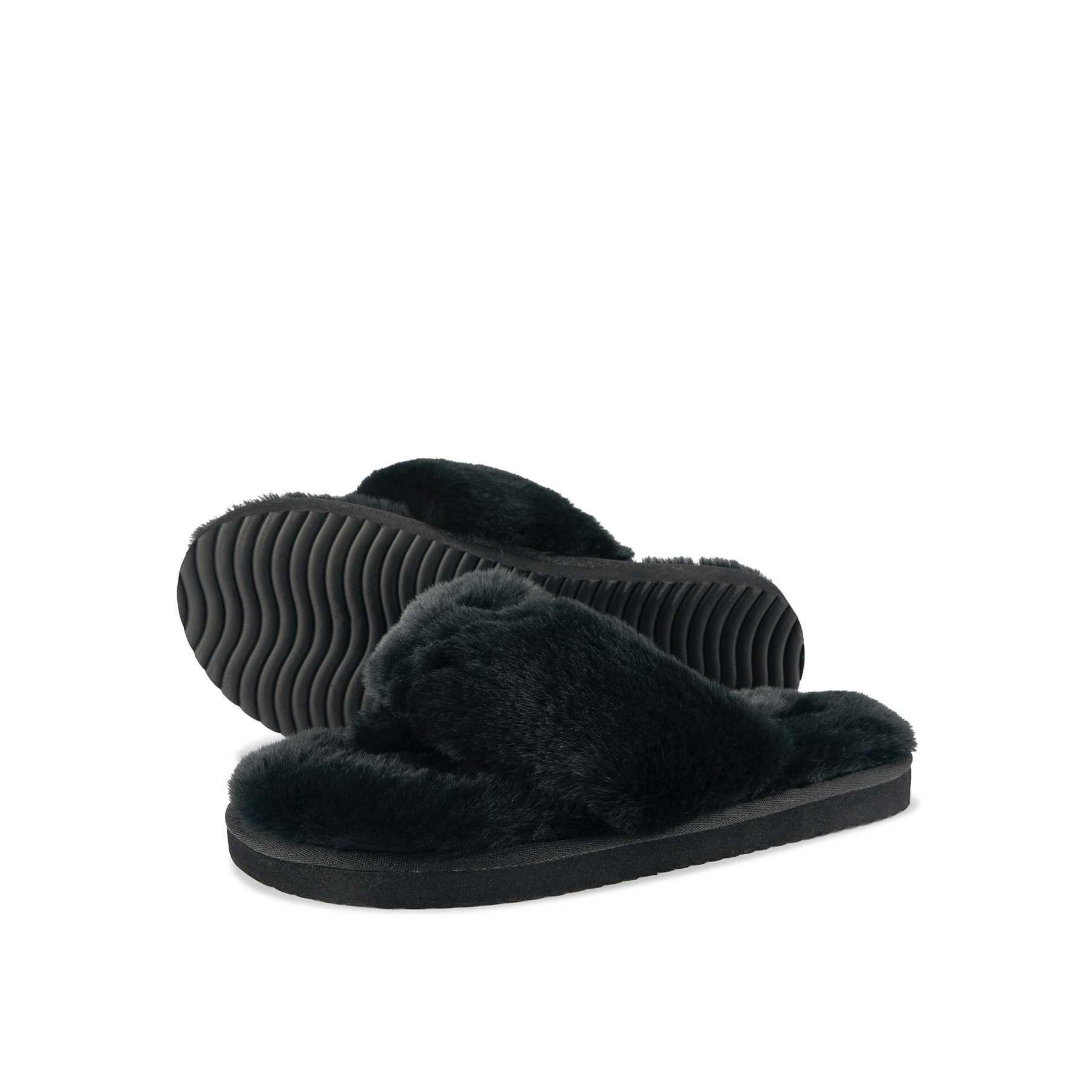 

Тапочки Flip Flop Hausschuh original*fur 2, черный