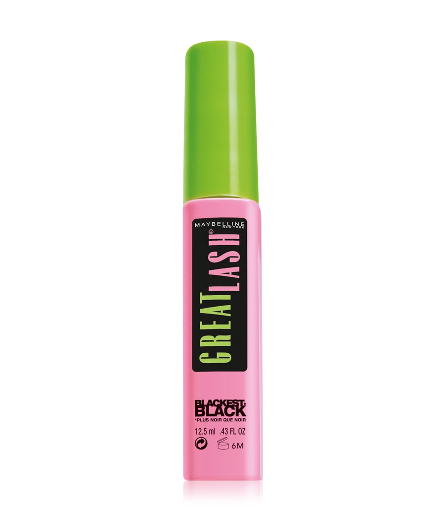 

Тушь для ресниц Maybelline Great Lash, Blackest Black, 12.5 ml