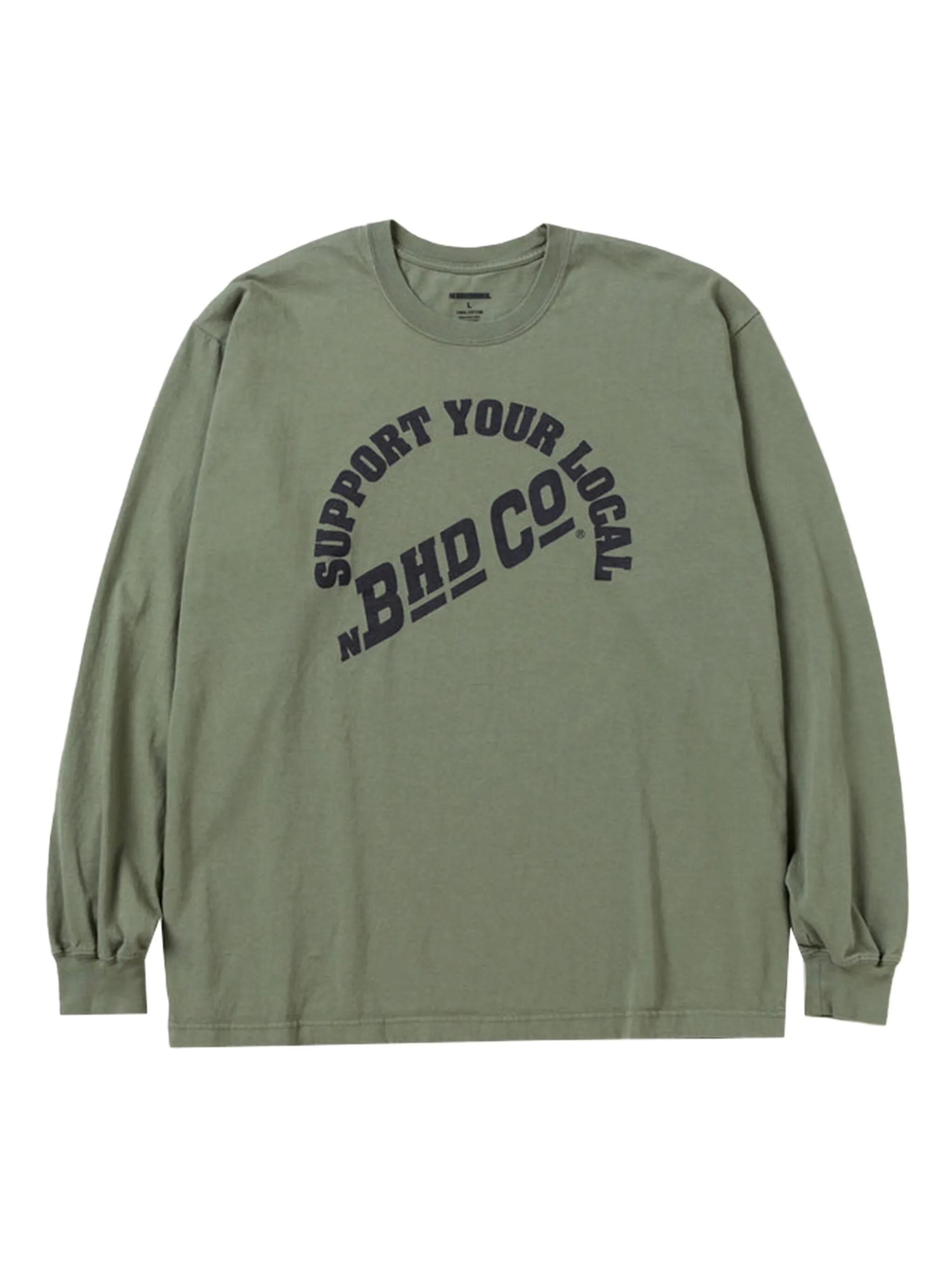 

Футболка с длинными рукавами и логотипом Neighborhood, зеленый