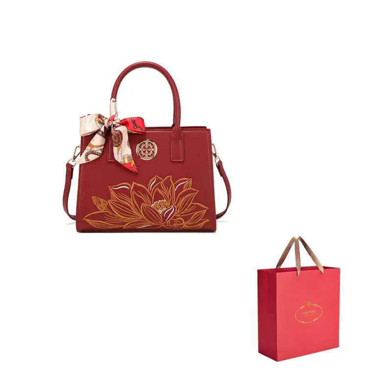 

PAYOT Микрофибра искусственная кожа женская сумка через плечо бордовый, Burgundy