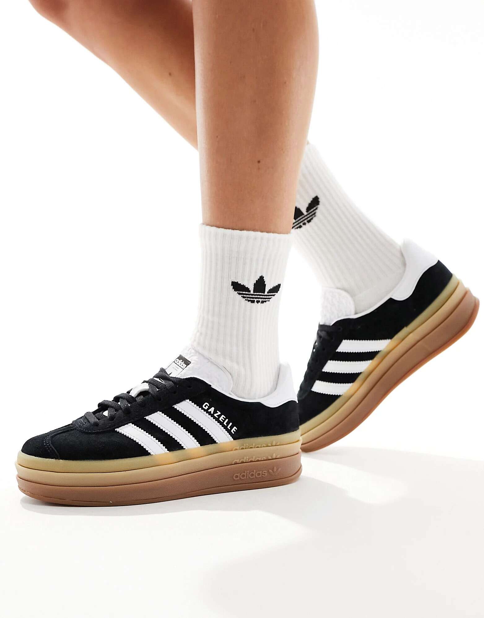 

Черно-белые кроссовки adidas Originals Gazelle Bold, Черный, Черно-белые кроссовки adidas Originals Gazelle Bold