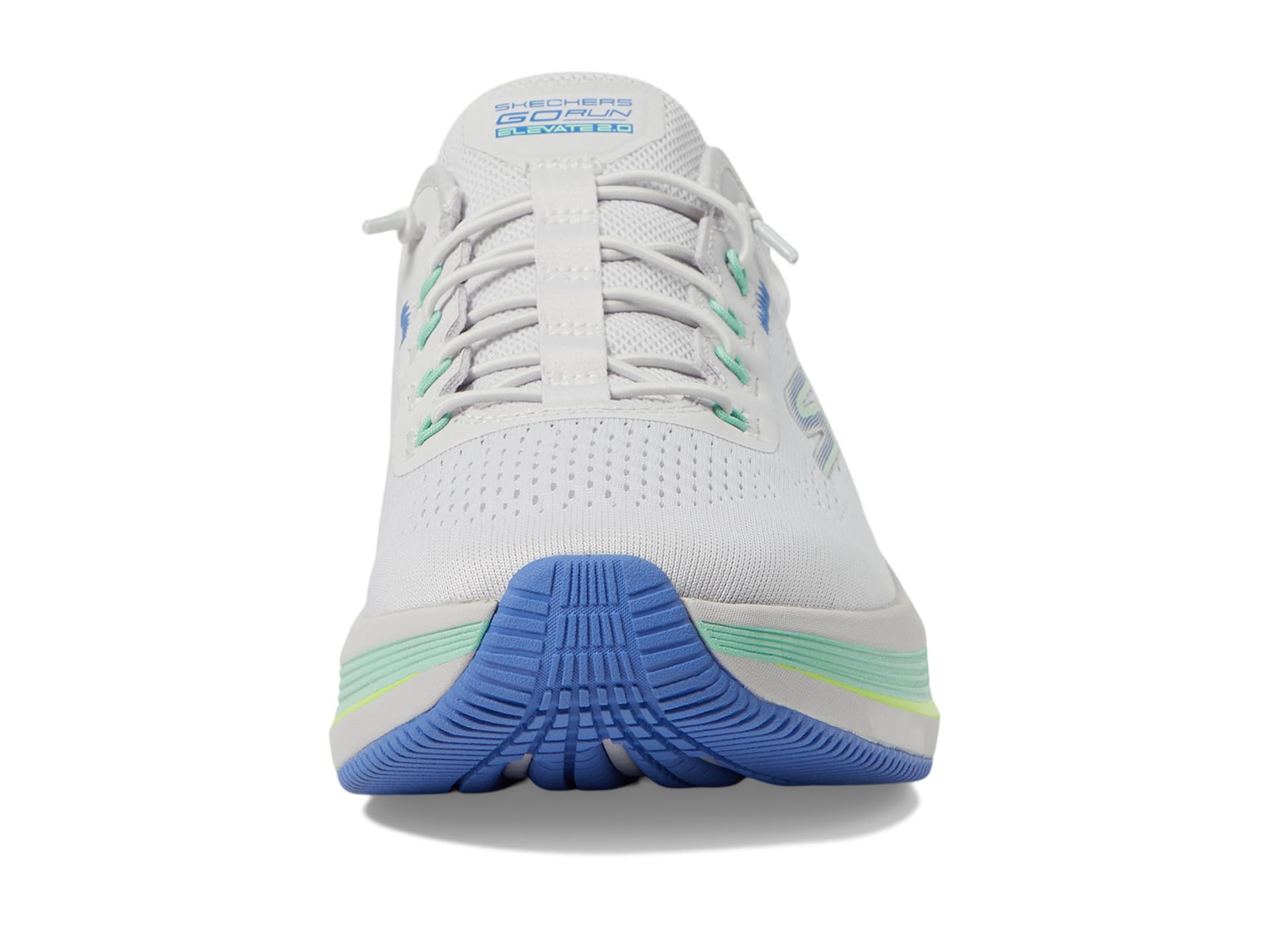 Кроссовки SKECHERS Go Run Elevate 2.0 Banyan Hands Free Slip-Ins, Gray/Blue — фото 3